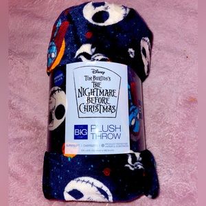 **** 3 FOR 30$ **** THE NIGHTMARE BEFORE CHRISTMAS | FUZZY PLUSH THROW BLANKET
